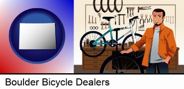 bicycle shop mechanic in Boulder, CO