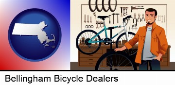 bicycle shop mechanic in Bellingham, MA