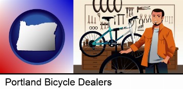 bicycle shop mechanic in Portland, OR
