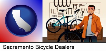 bicycle shop mechanic in Sacramento, CA