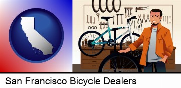 bicycle shop mechanic in San Francisco, CA