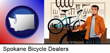 bicycle shop mechanic in Spokane, WA